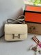 Hermes Constance Alligator Shoulder Bag Craie