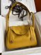 Hermes Taurillon Clemence Lindy 26 Jaune Ambre