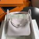 Hermes Taurillon Clemence Lindy 26 Mauve Pale