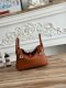 Hermes Mini Lindy Taurillon Clemence 19 Brown