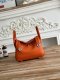 Hermes Mini Lindy Taurillon Clemence 19 Orange
