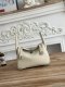 Hermes Mini Lindy Taurillon Clemence 19 Craie