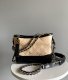 chanel gabrielle hobo bag pink aged calfskin gold hardware small