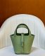 Hermes Ostrich Picotin Lock 22 Avocado Green