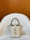 Hermes Ostrich Picotin Lock 22 Craie