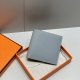 Hermes Epsom Bi-Fold Wallet bleu lin