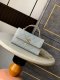 chanel 25s Cross handles cf light grey caviar calfskin gold hardware