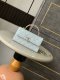 chanel 25s Cross handles cf light blue caviar calfskin gold hardware