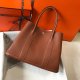 Hermes Garden Negonda TPM Handbag in Golden Brown Hermes Garden Negonda TPM Handbag in Golden Brown
