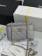 chanel 25p Vanity Case Heart rhinestones bag grey caviar calfskin gold hardware small chanel 25p Vanity Case Heart rhinestones bag grey caviar calfskin gold hardware small