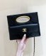 chanel 24b clutch bag black shiny lambskin gold hardware