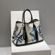 Hermes Garden Party GM Voyage Canvas Shoulder Bag Multiple Colors Blue Hermes Garden Party GM Voyage Canvas Shoulder Bag Multiple Colors Blue