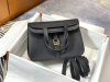 Hermes Taurillon Clemence Verso Halzan 25 Black Hermes Taurillon Clemence Verso Halzan 25 Black