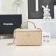 chanel long vanity case bag apricot shiny lambskin gold hardware chanel long vanity case bag apricot shiny lambskin gold hardware