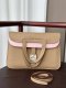 Hermes Taurillon Clemence Verso Halzan 31 Chevre Gold