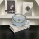 chanel 25s Pearl Crescent bag light blue grained calfskin gold hardware