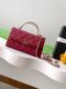 chanel 25a Cross handle horizontal kelly bag jujube red grained calfskin sliver hardware chanel 25a Cross handle horizontal kelly bag jujube red grained calfskin sliver hardware