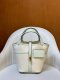 Hermes Cargo Picotin Toile Goeland Swift Picotin Lock 18 Craie and Vert Fizz Hermes Cargo Picotin Toile Goeland Swift Picotin Lock 18 Craie and Vert Fizz