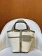 Hermes Cargo Picotin Toile Goeland Swift Picotin Lock 18 Craie and Trench Hermes Cargo Picotin Toile Goeland Swift Picotin Lock 18 Craie and Trench